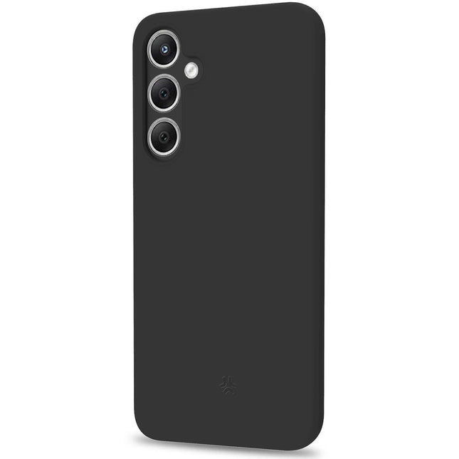 Galaxy A57 5G Schutzhülle aus weichem Gummi, Schwarz, Silikon-Oberfläche