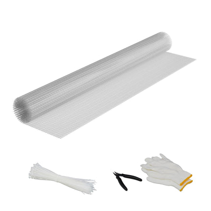 Voliere Drahtgitter, verzinkt, 6,3 x 6,3 mm, wetterfest