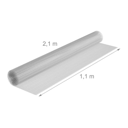 Voliere Drahtgitter, verzinkt, 6,3 x 6,3 mm, wetterfest