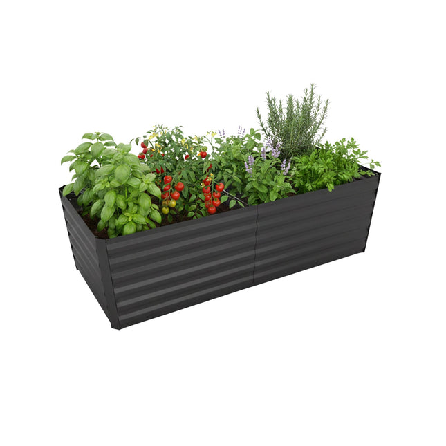 Potager surélevé en métal galvanisé - Drainage optimal