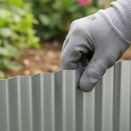 Bordures de pelouse en acier galvanisé pour parterres de jardin