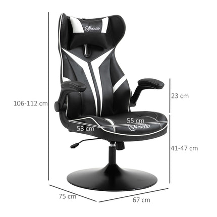 Ergonomischer Gaming-Stuhl, Kippfunktion, höhenverstellbar
