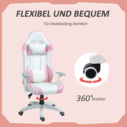 Ergonomischer Gaming-Bürostuhl, Ruhesessel mit Lendenwirbelstütze