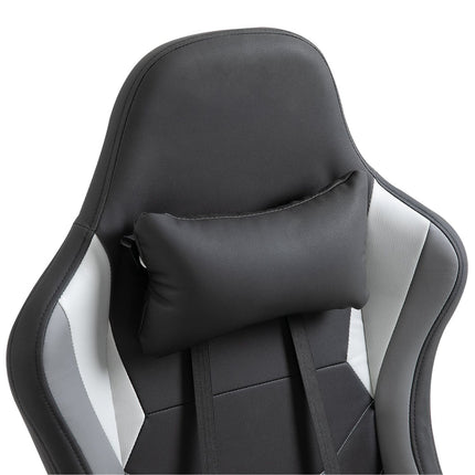 Ergonomischer Gaming-Stuhl, verstellbare Kopfstütze und Lordosenstütze