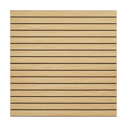 Garage Slatwall Panels, 4x4 ft MDF, 2-Pack