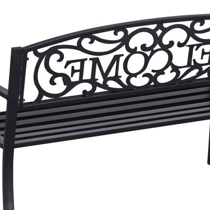 Banc De Jardin Banc 2 Places Banc De Parc Mobilier De Jardin En Métal