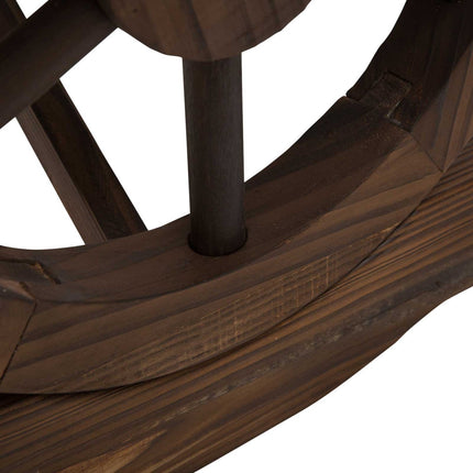 Banc De Jardin En Bois Résistant Aux Intempéries Meubles De Jardin Banc Rustique Naturel 98 X 50 X 39,5 Cm