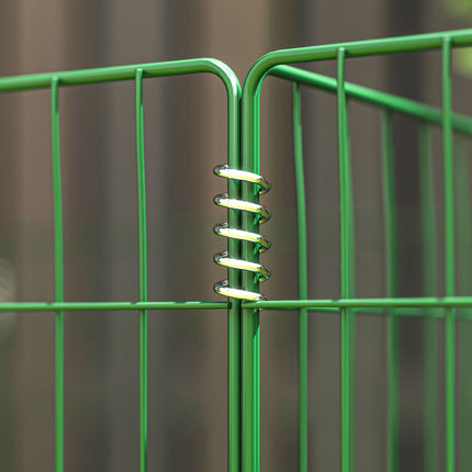 Garten-Kompostbehälter, Stahl, 270 L, offenes Maschendesign