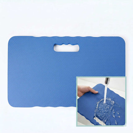Genouillères de jardinage, en mousse EVA, lot de 2, bleues