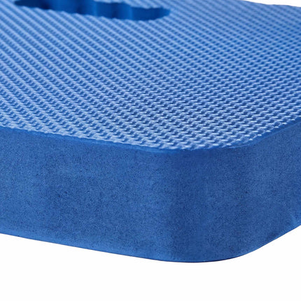 Genouillères de jardinage, en mousse EVA, lot de 2, bleues