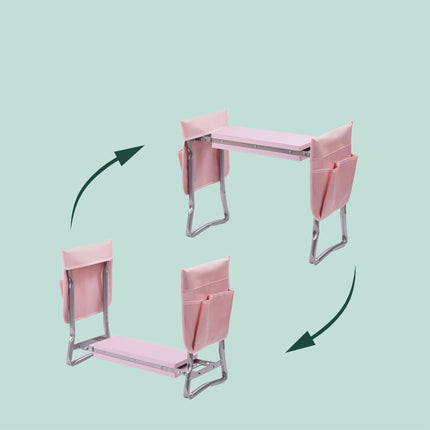 Banc de jardin avec poches et coussin
