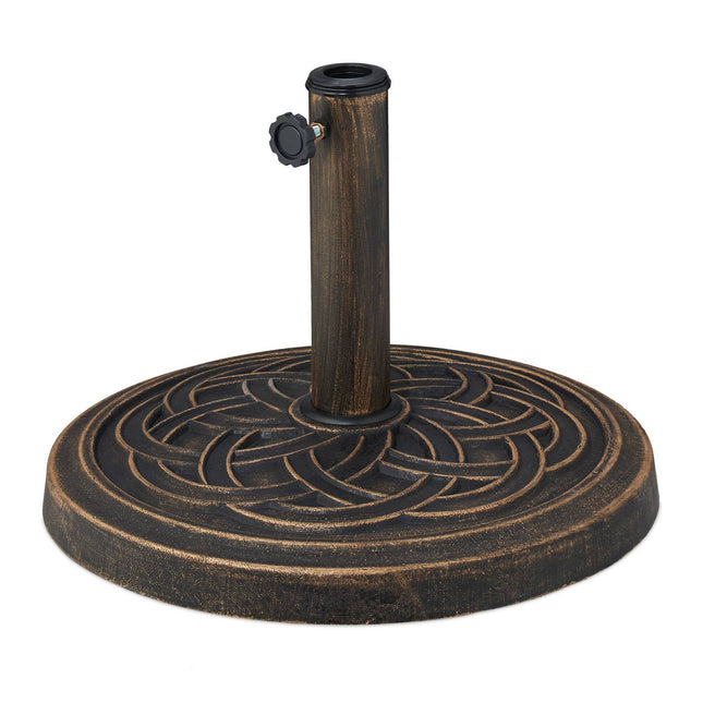Pied de parasol de jardin, compatible avec les mâts de Ø 34 à 48 mm, robuste
