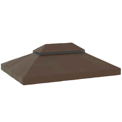 Bâche pour pavillon de jardin 3x4 m, tissu Oxford double couche