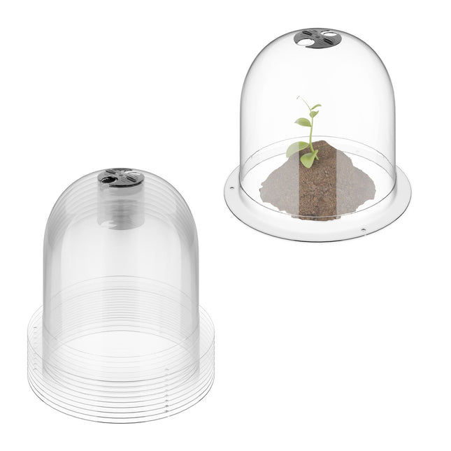 Cloches pour plantes de jardin, lot de 10 - Protection contre les insectes et les intempéries