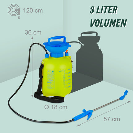 Pulvérisateur à pression de jardin avec lance réglable