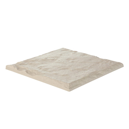 Garden Stepping Stones 16-Pack, 15.5 in Square, Beige