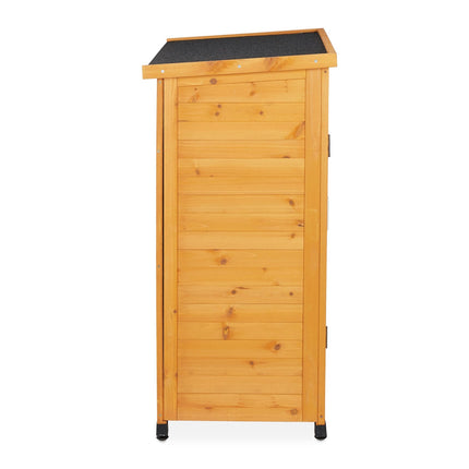 Gartenschrank mit Dachpappe, wetterfest