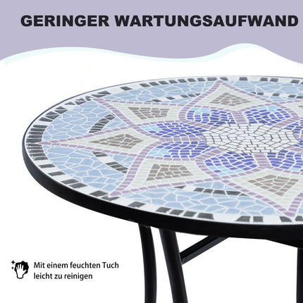 Table De Jardin® Table De Balcon Ronde Ø60 X H71 Cm