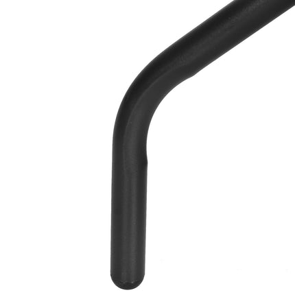 Runder Gartentisch aus Metall und Glas – Ø60 x H70 cm