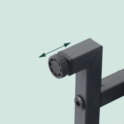 Porte-outils de jardin en acier, capacité de 34 outils, anthracite