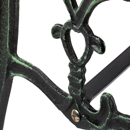 Banc de jardin avec structure en fonte