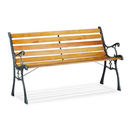 Banc de jardin avec structure en fonte