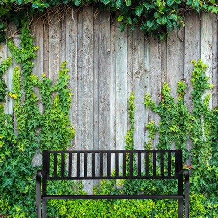 Banc de jardin avec support en métal