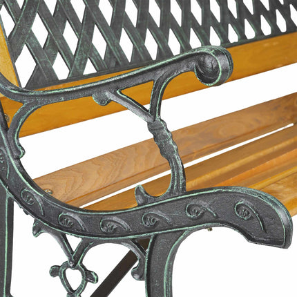 Banc de jardin en bois et fonte