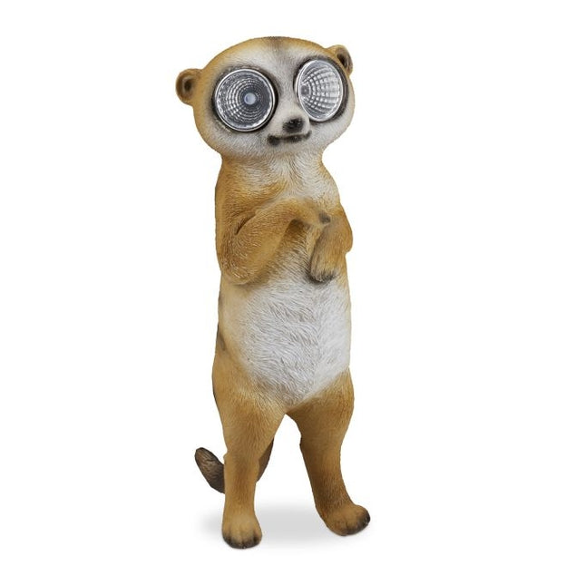 Figurine de jardin Suricate aux yeux de soleil