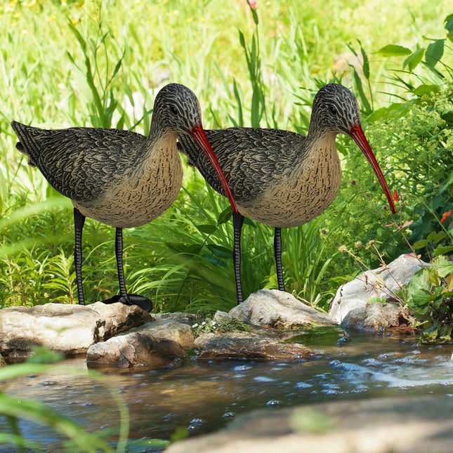 Figurine de jardin oiseau lot de 2