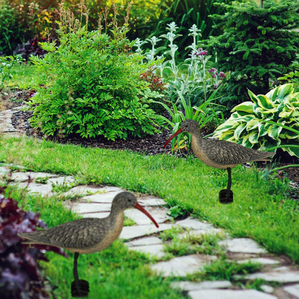 Figurine de jardin oiseau lot de 2