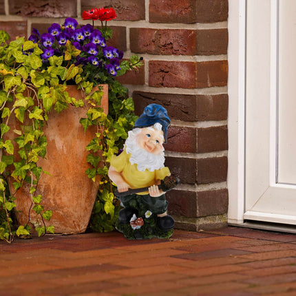 Nain de jardin avec pelle