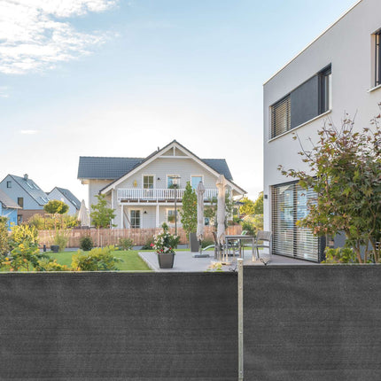Gartensichtschutz in Anthrazit 1,5 m hoch