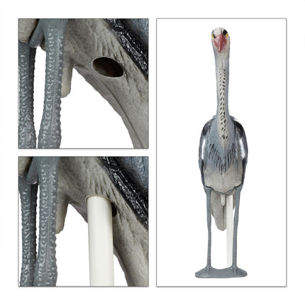 Gartenstatue Reiher