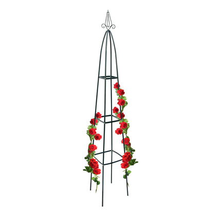 Treillis de jardin en métal avec dentelle