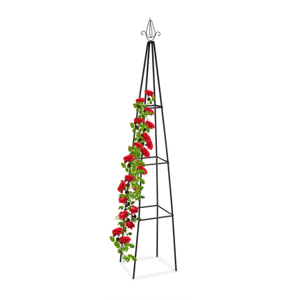 Treillis de jardin en métal avec dentelle