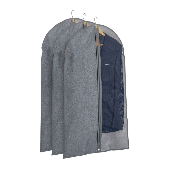 Lot de 3 housses à vêtements, 99 x 58 cm, pour costumes et vestes