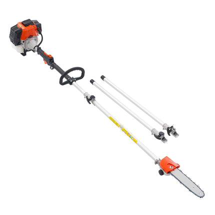 Gas Pole Saw, 43cc 2-Stroke, 10 In Bar, Extendable