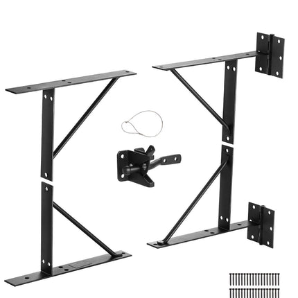 Gate Corner Brace Bracket Kit, Anti-Sag, 4-Pack, Iron