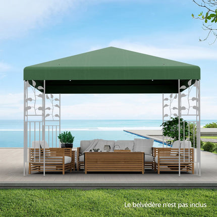 Pavillon Ersatzdach 300x300 cm, Wasserdichtes Polyester