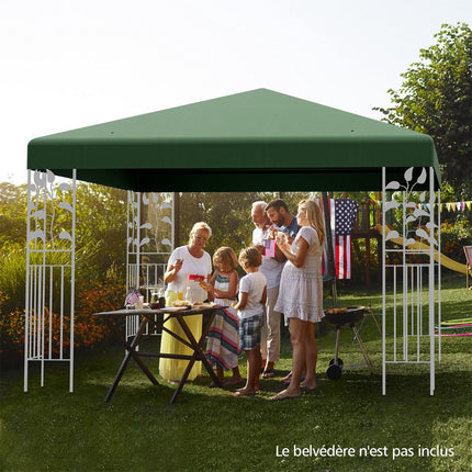 Pavillon Ersatzdach 300x300 cm, Wasserdichtes Polyester