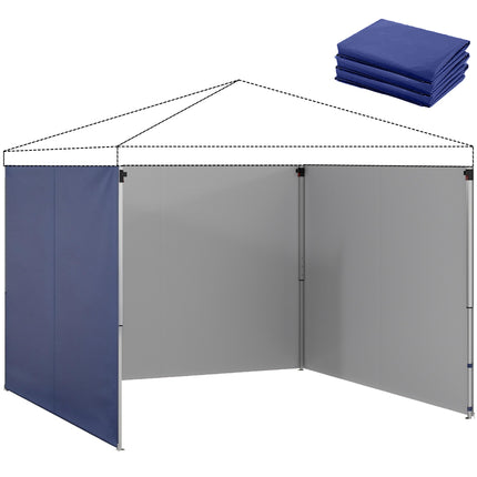 Ensemble de parois latérales pour tonnelle, 3 x 3 m, tissu Oxford UPF 50+