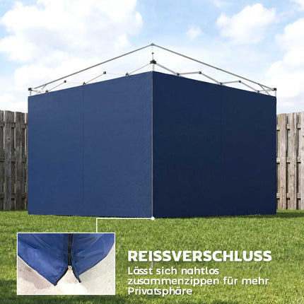 Ensemble de parois latérales pour tonnelle, 3 x 3 m, tissu Oxford UPF 50+