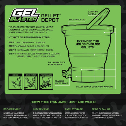 Gel Blaster Gellet Depot – Klar