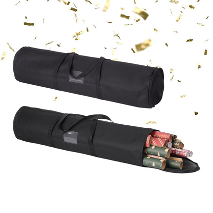 Sacs de rangement pour papier cadeau, lot de 2 avec poignées