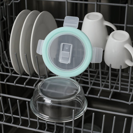 Récipients de conservation des aliments en verre avec couvercles hermétiques