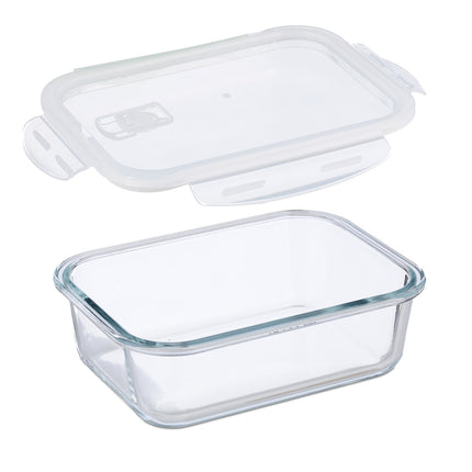 Récipients de conservation des aliments en verre avec couvercles hermétiques
