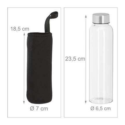 Bouteille en verre - 10 pièces