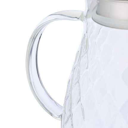 Carafe en verre avec couvercle 2 l