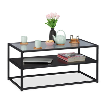 Table basse en verre